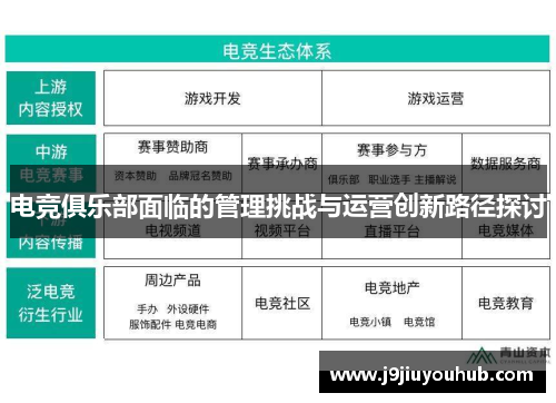 电竞俱乐部面临的管理挑战与运营创新路径探讨
